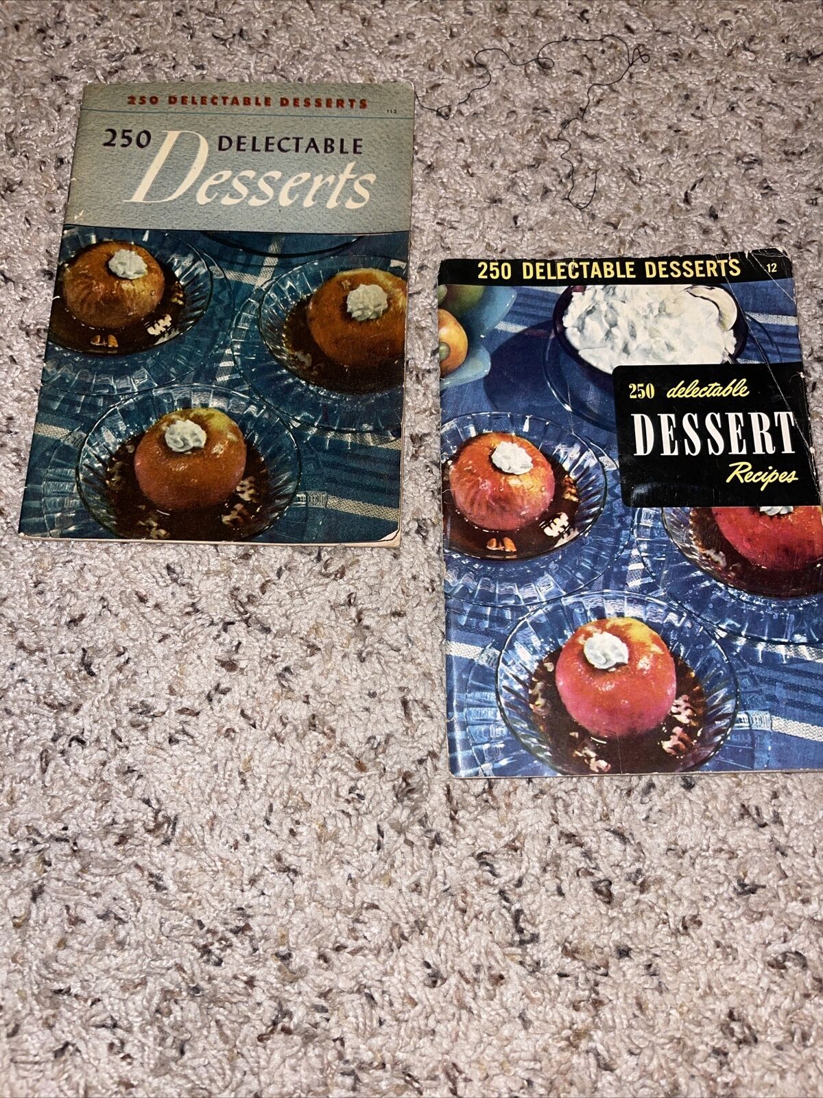 1941 First Edition /1951 ‘250 Delectable Desserts’ Culinary Arts Institute CB