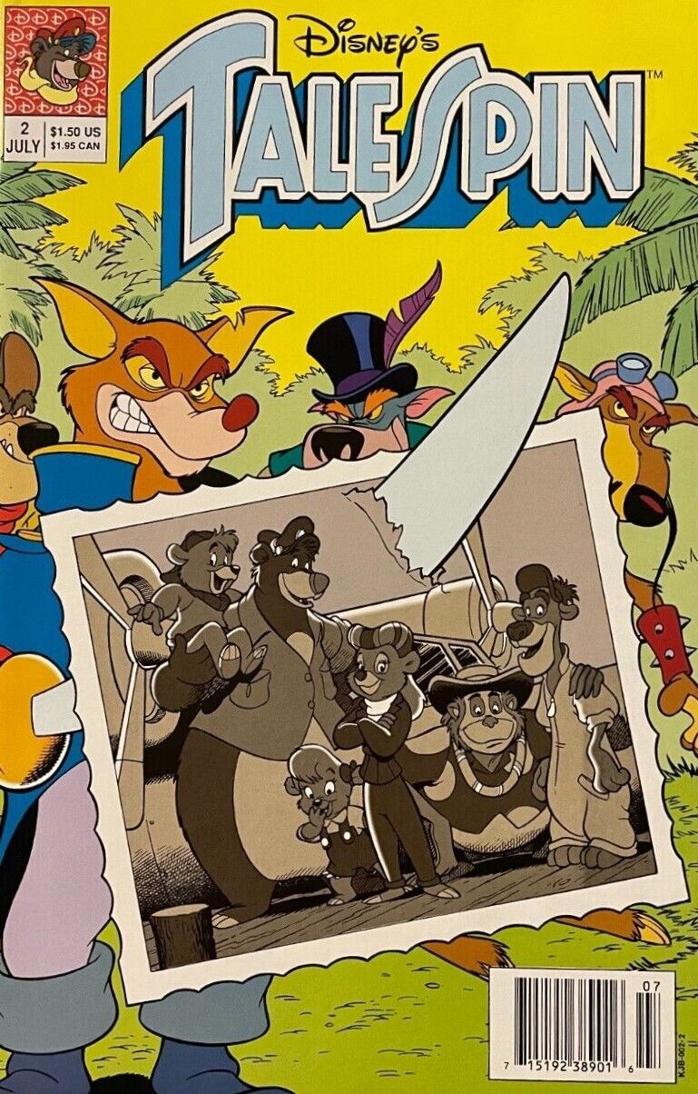 Tale Spin #2 (Newsstand) VF; Disney | Disney's TaleSpin - we combine shipping
