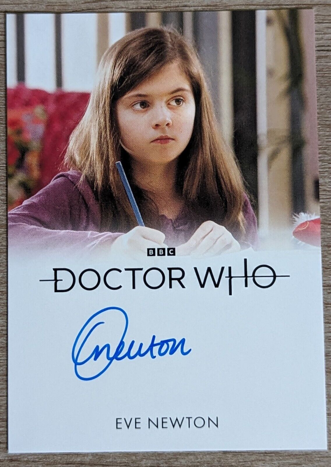 2023 Rittenhouse Doctor Who Series 1-4 Full-Bleed Autograph Card Eve Newton 
