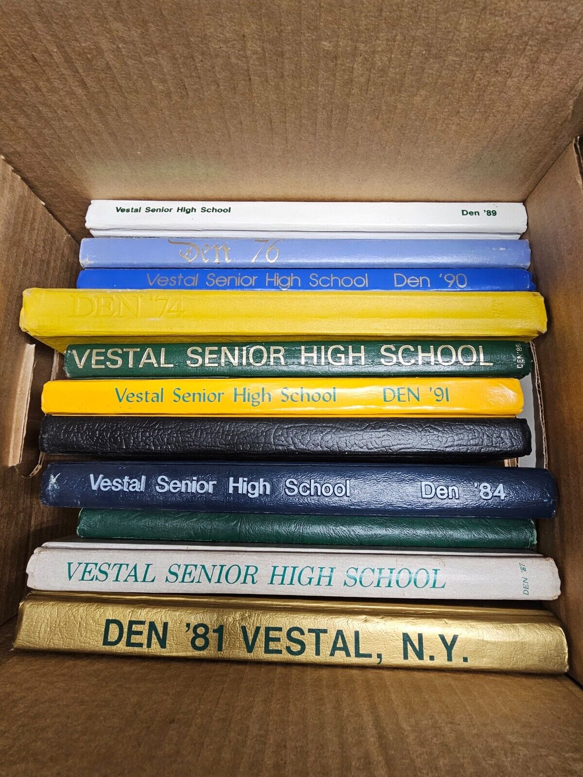 1970 81 84 86 87 89 90 91 Vestal High School Yearbook NY original CHOICE