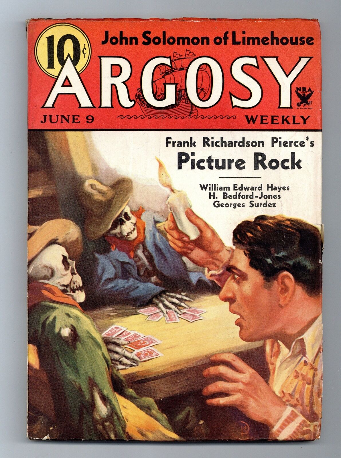 Argosy Part 4: Argosy Weekly Jun 9 1934 Vol. 247 #4 VG 4.0