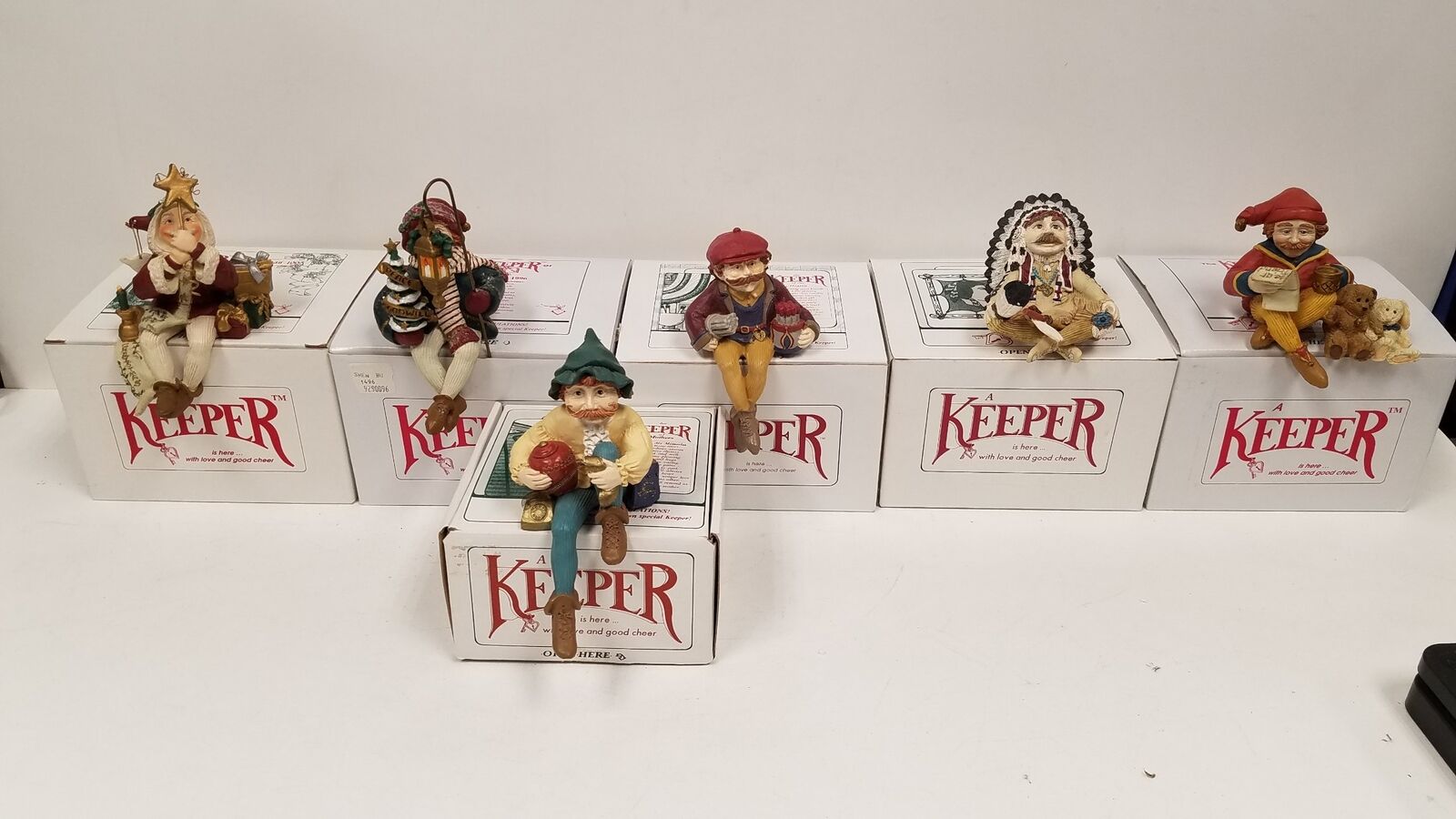 Lot of 6 Shenandoah Keeper Collectable Figurines