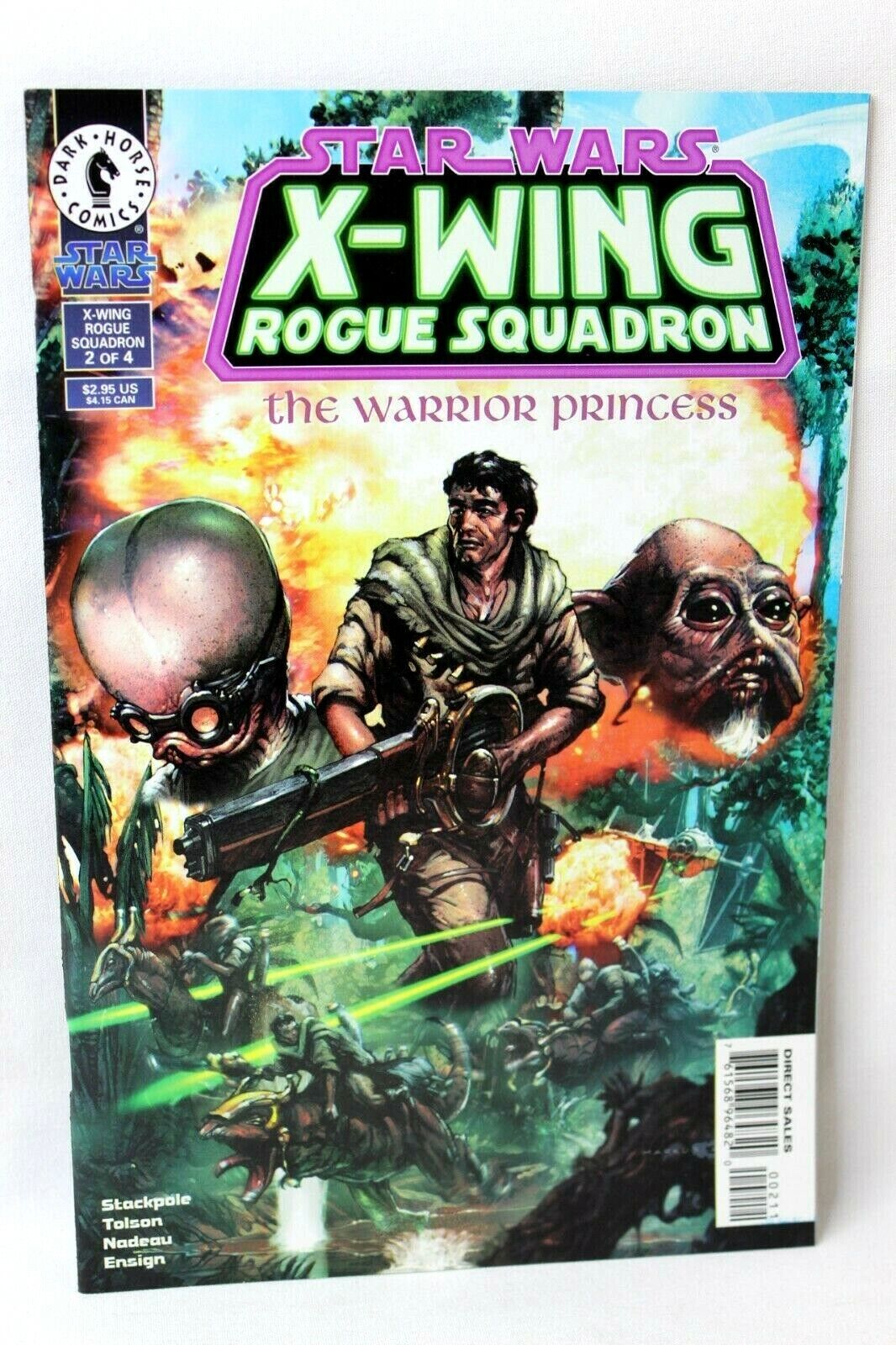 Star Wars X-Wing Rogue Squadron Warrior Princess #2 1996 Dark Horse Comics F/F+