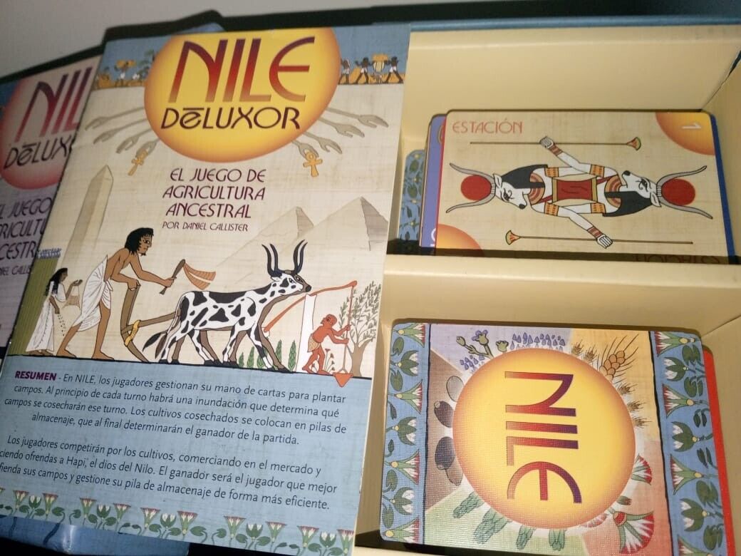 Nile DELUXOR Game of Ancient Agriculture ED. Minion Games 2010 Card Game Cards