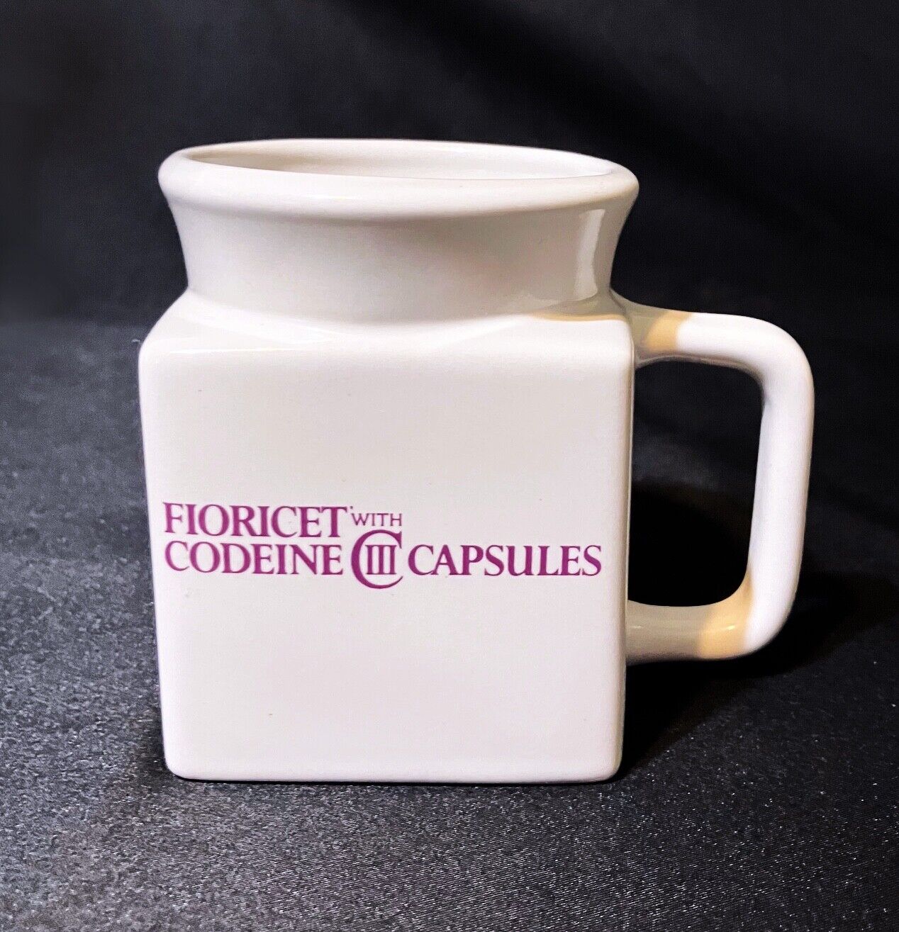 FIORICET with Codeine Capsules Mug Cup Sandoz Vintage Pharma merchandise