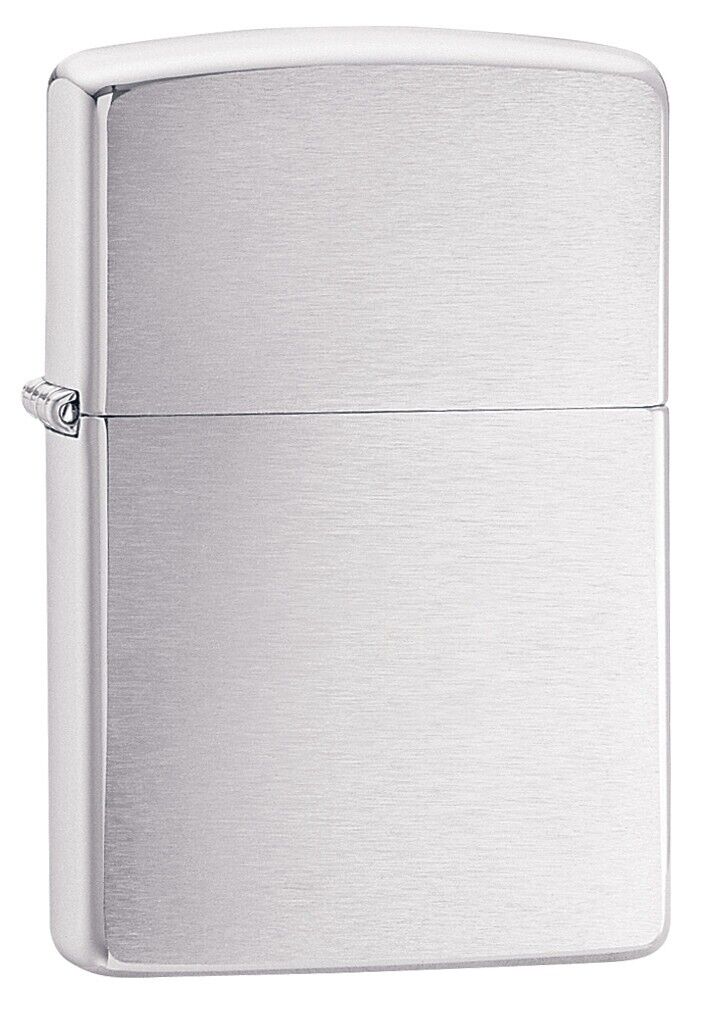 Zippo Classic Brushed Chrome Windproof Lighter, 200