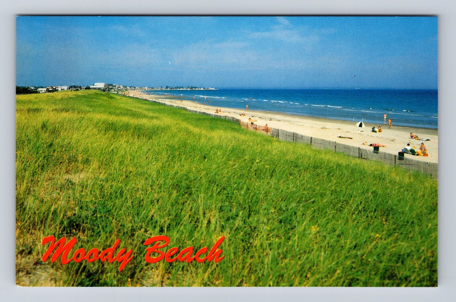 Ogunquit ME-Maine, Moody Beach, Antique, Vintage Souvenir Postcard