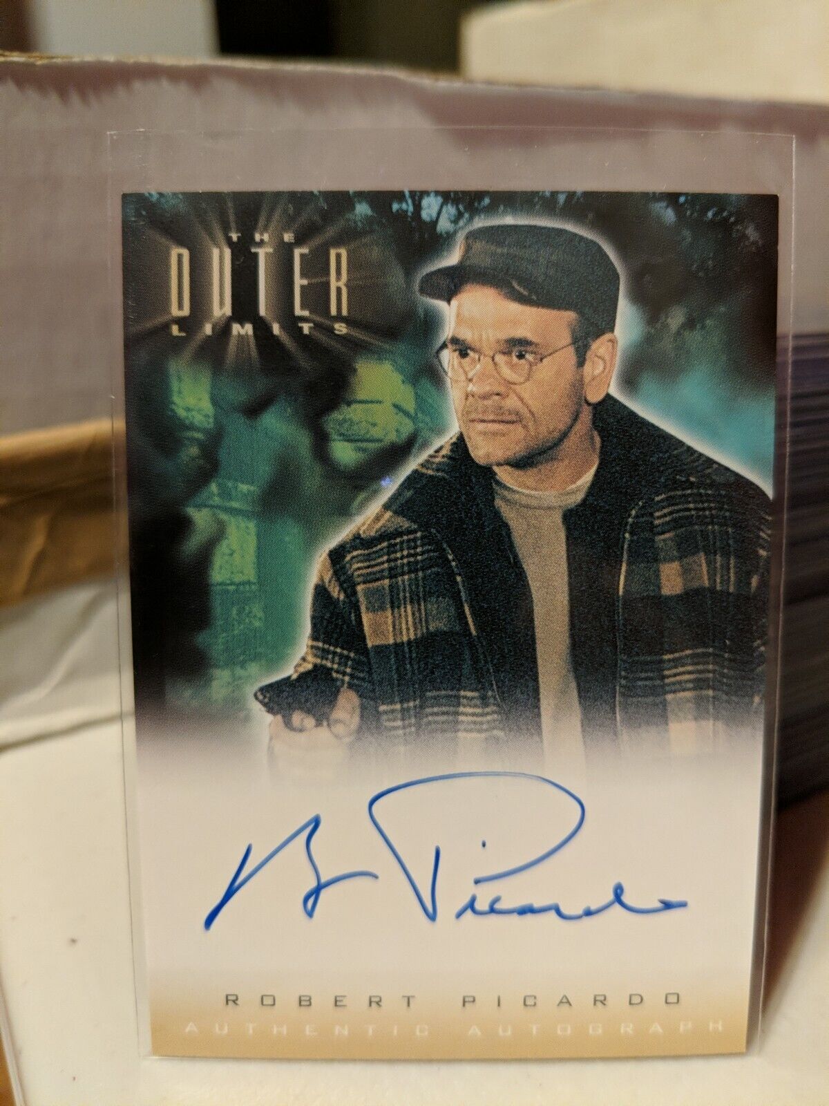 2003 The Outer Limits Robert Picardo A8 Autograph Card as *Emmet Harley* NM 