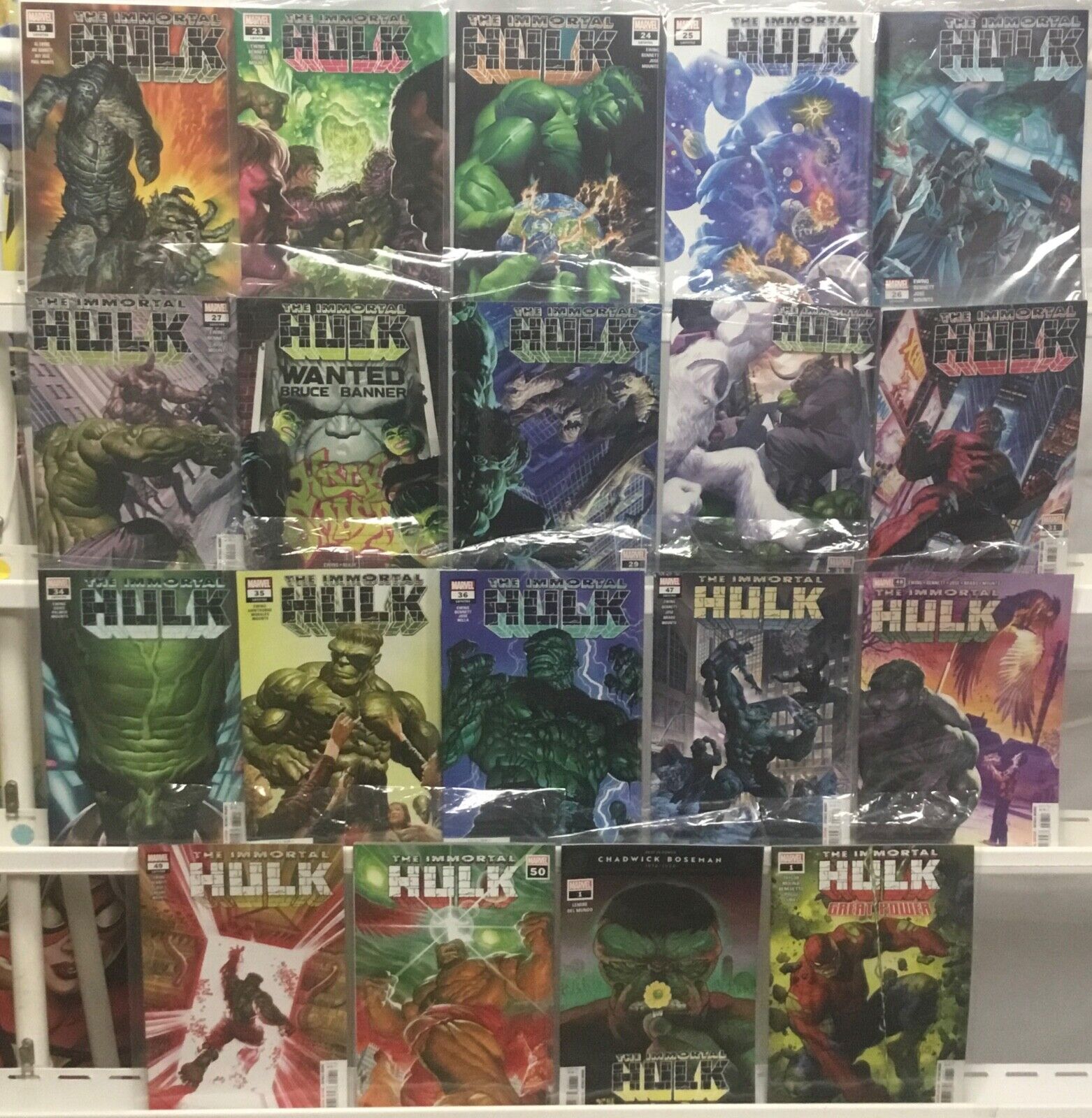 Marvel Comics - Immortal Hulk - Comic Book Lot of 19 Issues