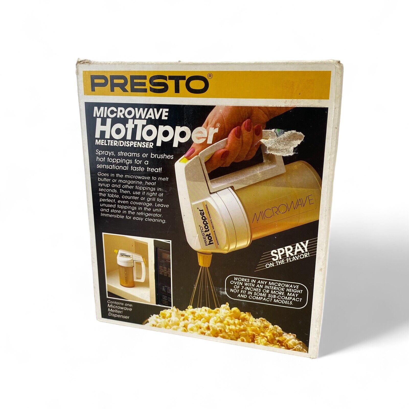 New Vintage PRESTO Microwave HotTopper Butter Melter/Dispenser 20-994 Sealed