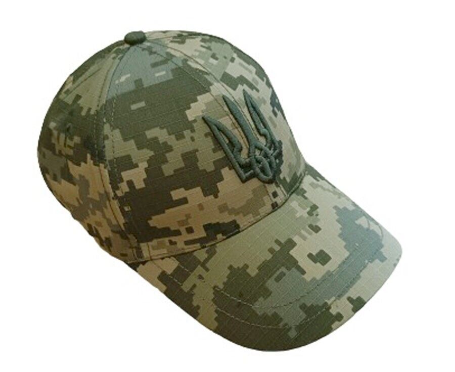 Ukrainian Military Cap Army Uniform Camo  Hat Baseball Cap Trident Size L New