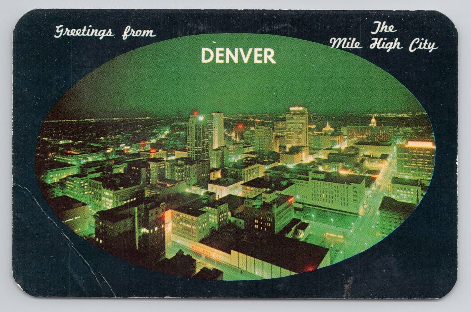 Postcard Greetings From Denver The Mile High City