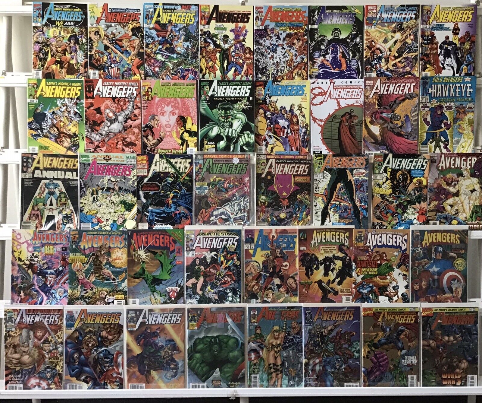 Marvel Comics Avengers Comic Book Lot Of 40
