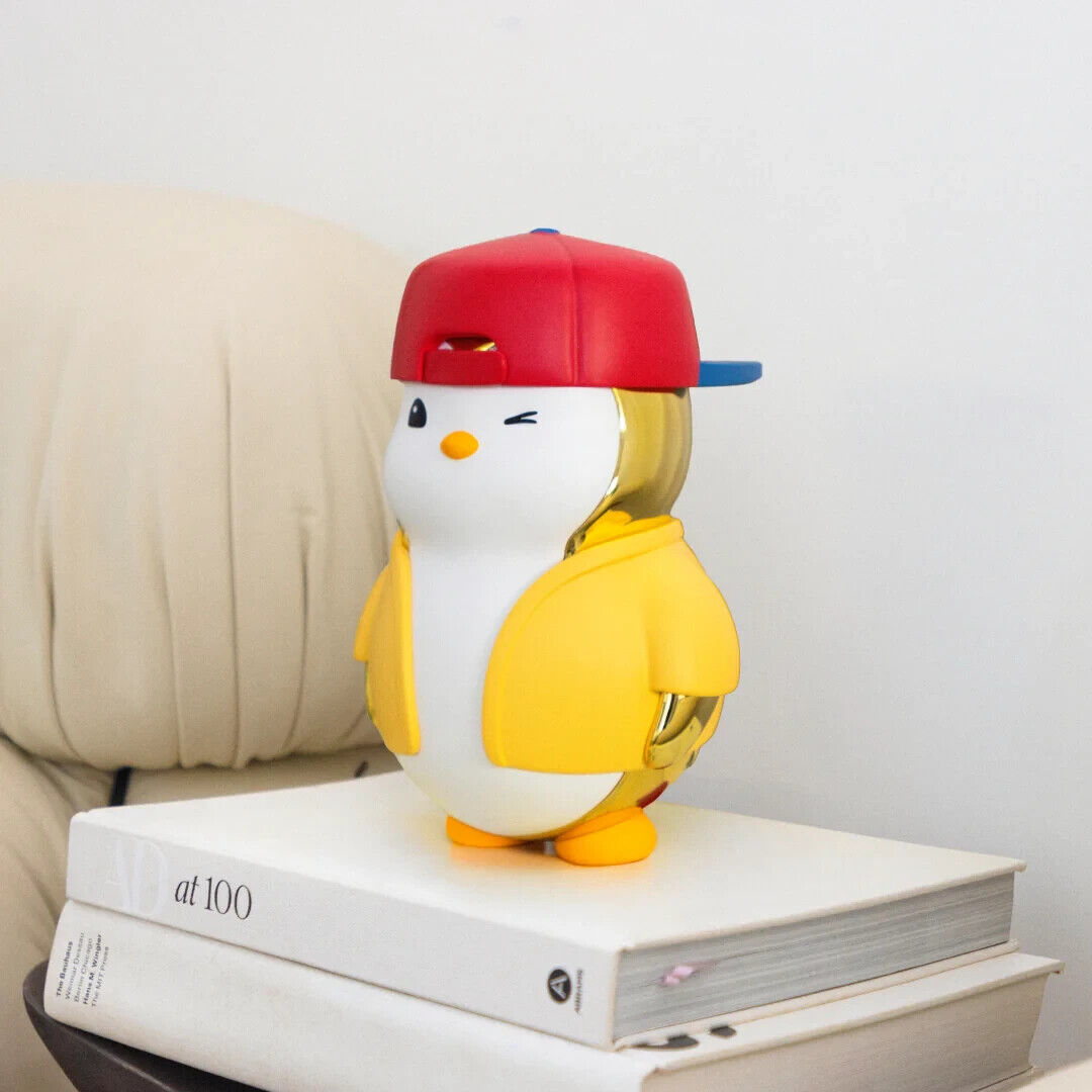 Ntwrk Pudgy Penguin GoldFeathers Vinyl Collectible LE /600 RFID Chipped