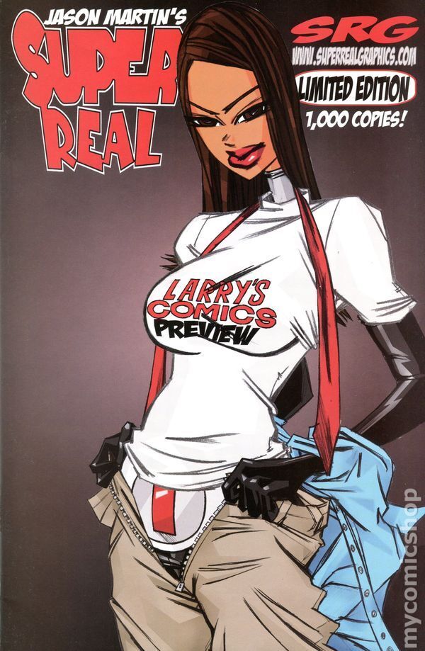 Super Real Larry's Comics Preview #1 FN 2004 Stock Image