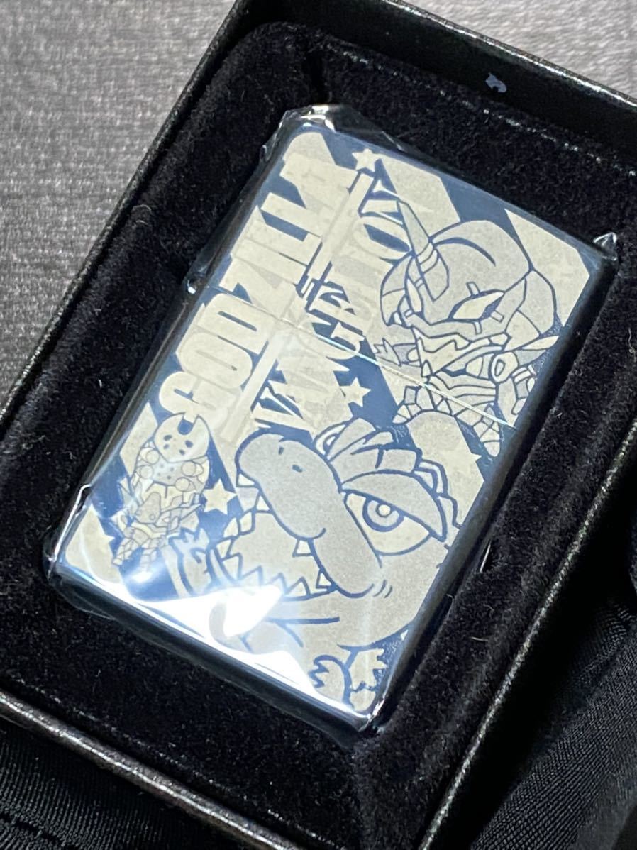 Zippo Evangelion 3-Sided Processing Limited Edition Blue Titanium  Made In 2016