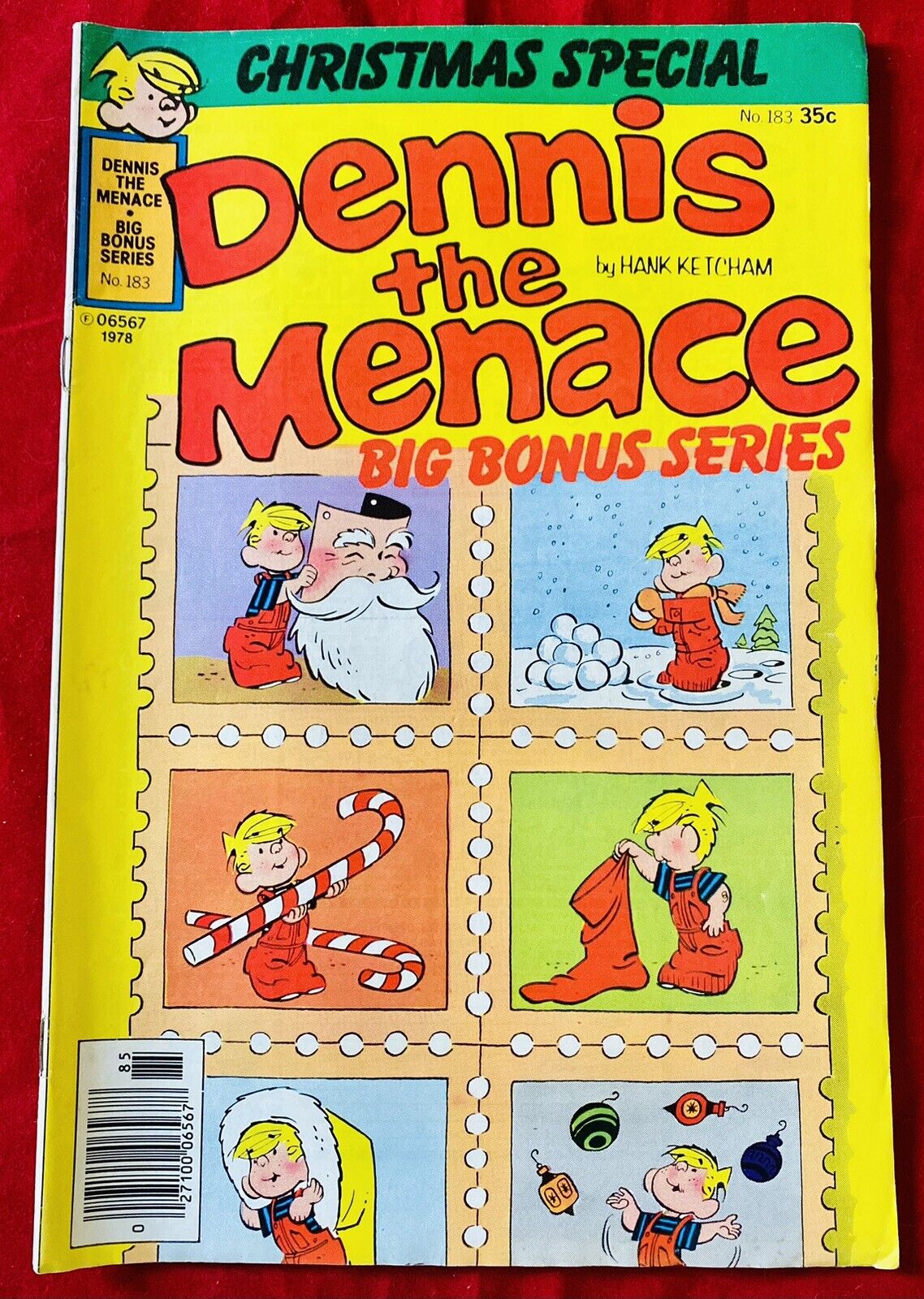 Vintage Fawcett Comics DENNIS THE MENACE Big Bonus Series #183 Comic Book 1978