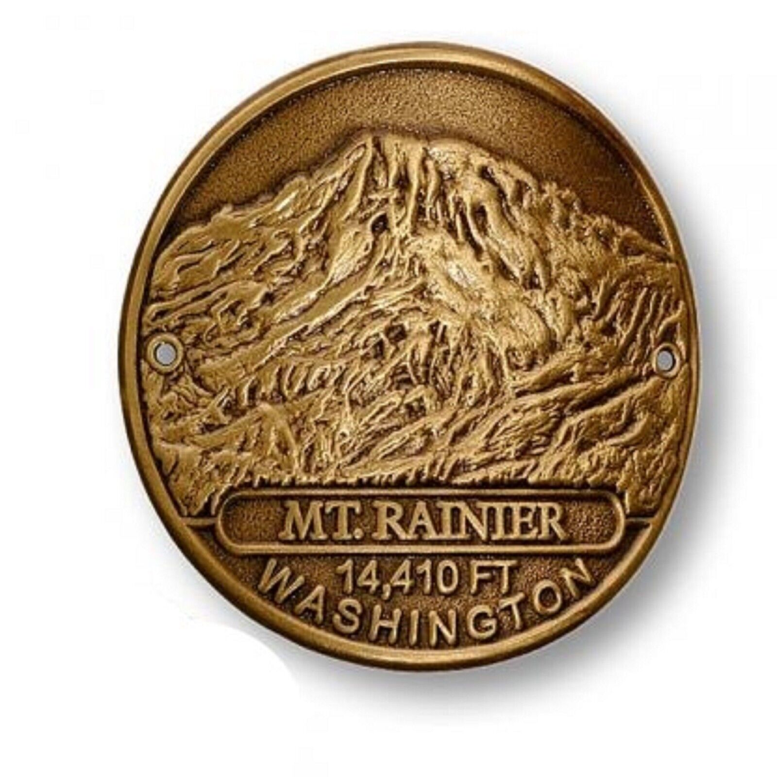 MT. RAINIER WASHINGTON HIKING STICK MEDALLION CHALLENGE COIN