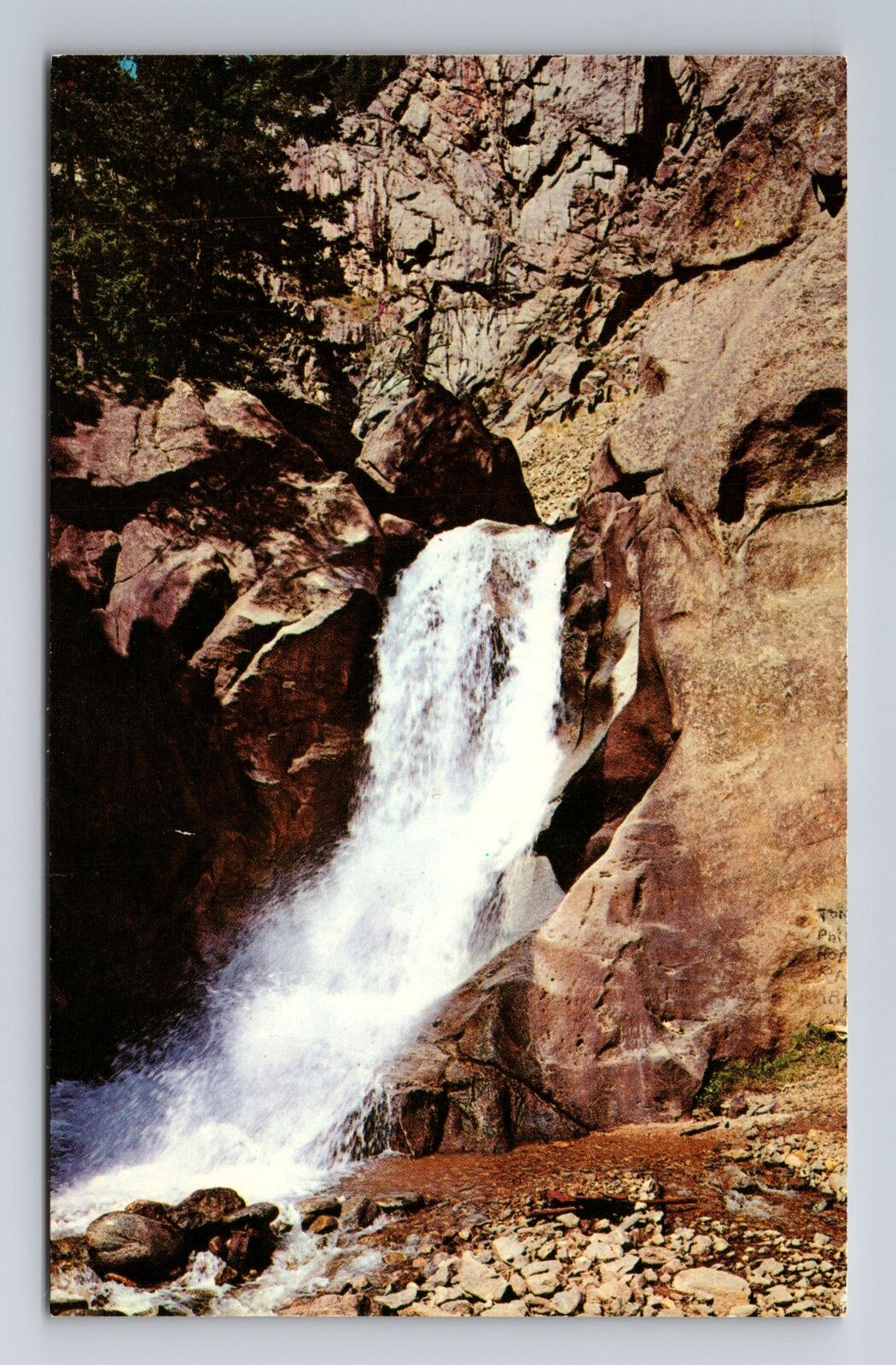 Boulder CO-Colorado, Boulder Falls, Boulder Canon, Antique Vintage Postcard