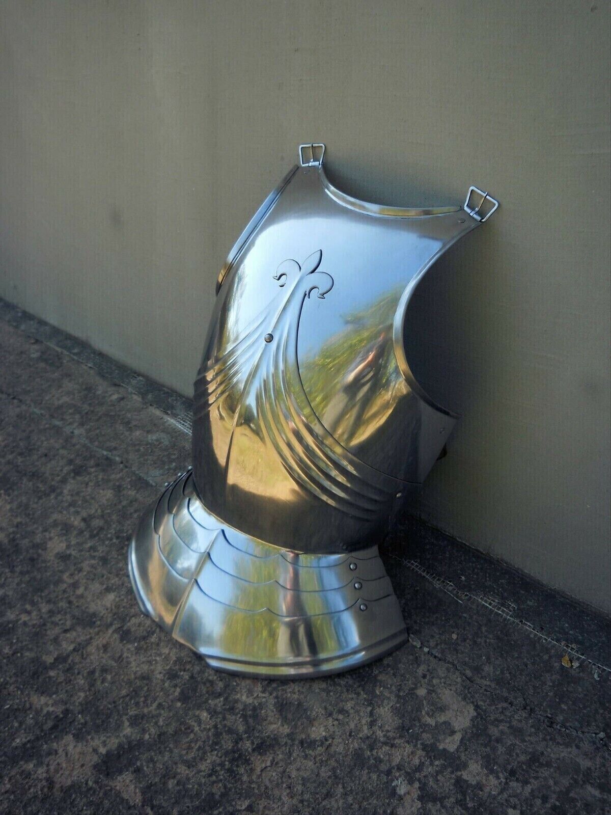 Halloween Medieval Knight Steel Gothic Cuirass Knight Armor Breastplate
