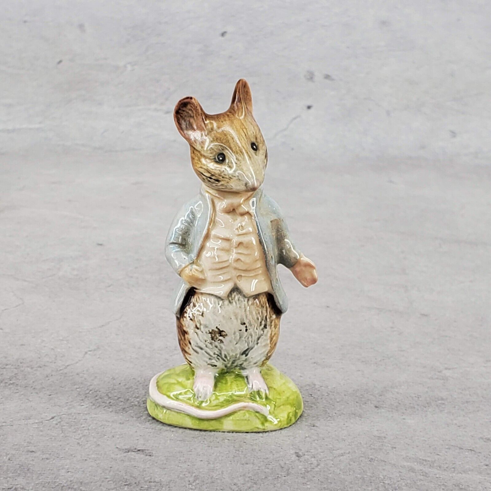 Vintage Rare Beswick England Beatrix Potter Johnny Town-Mouse #1276 Gold Stamp