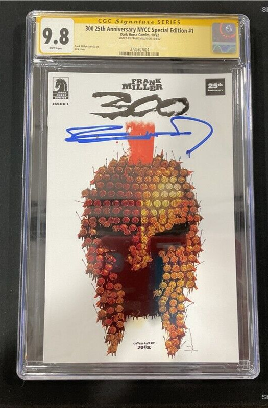 300 25th NYCC Jock Variant CGC 9.8 SS signed by Frank Miller