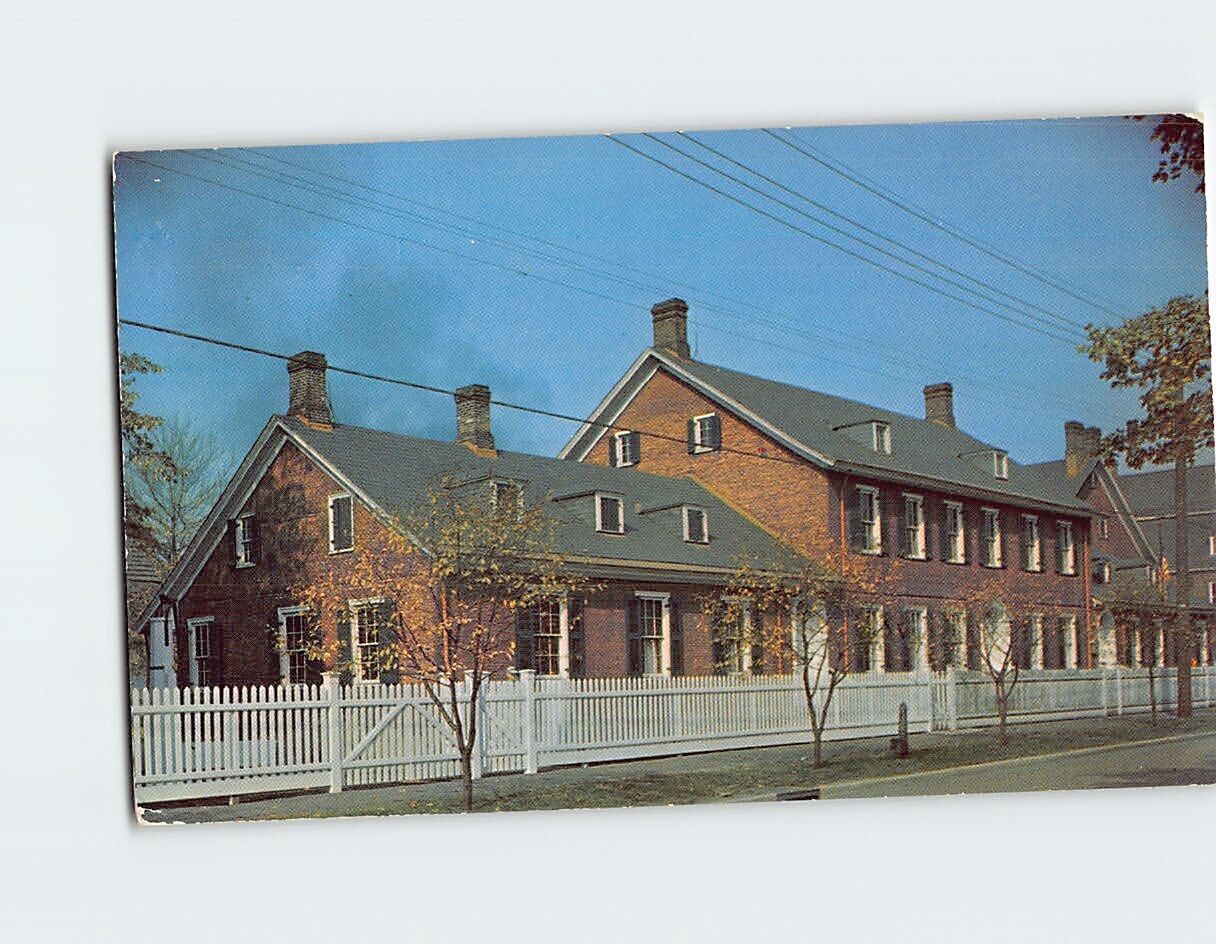 Postcard The Great House of Harmony Society of Old Economy Ambridge Pennsylvania