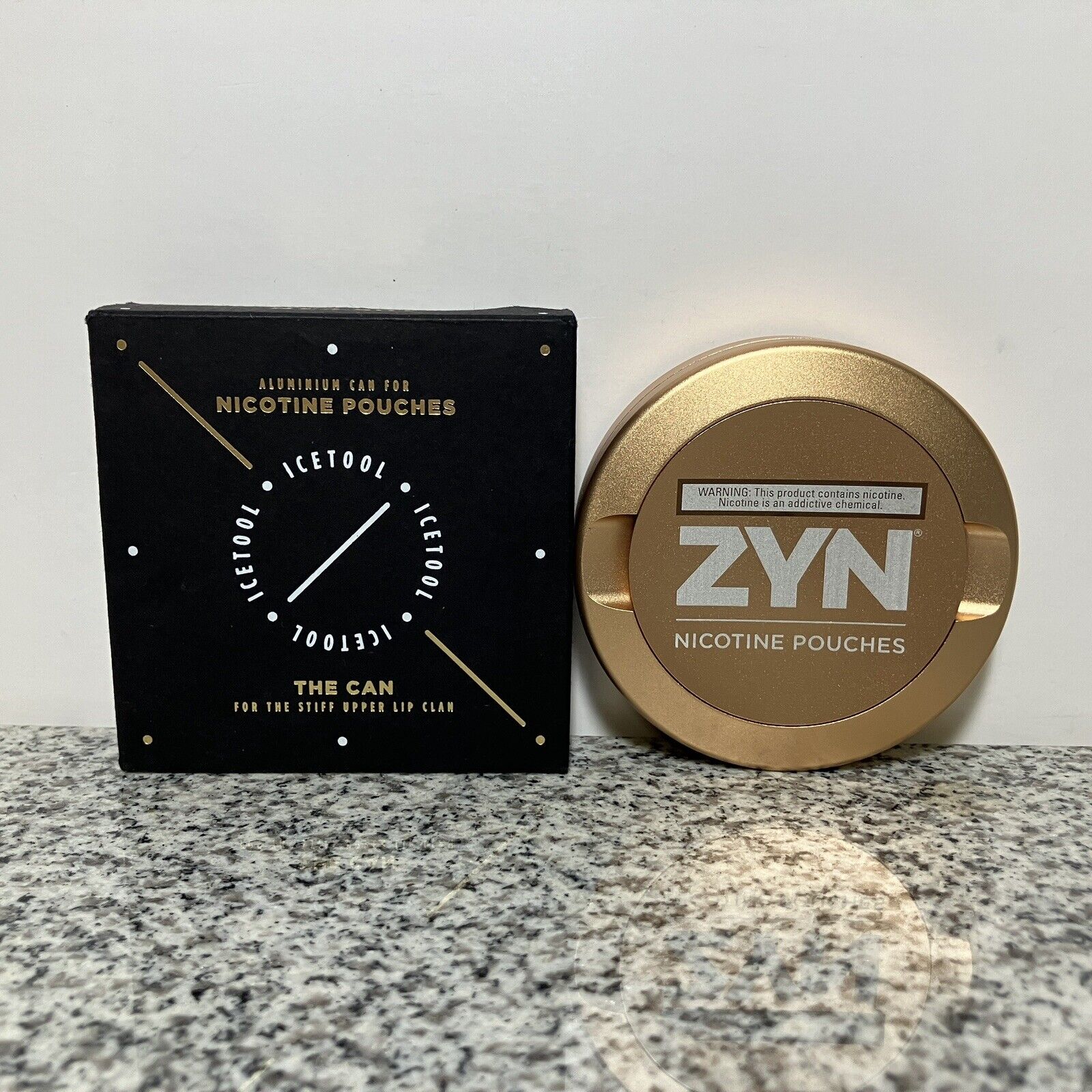 Metal ZYN Can Gold BRAND NEW IN BOX AUTHENTIC RARE EMPLOYEE ONLY REWARDS