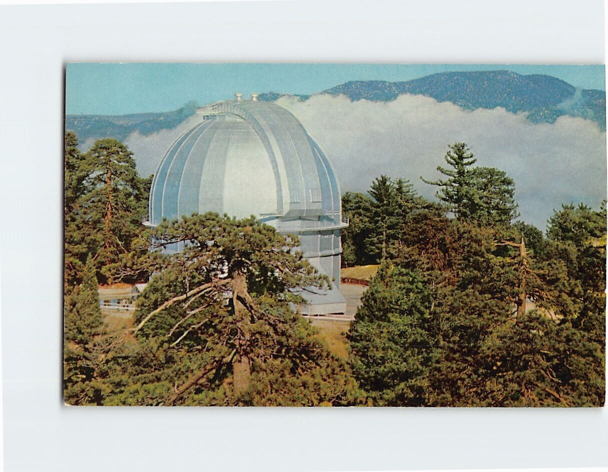 Postcard Cloud Formation Around Mt. Wilson Observatory California USA
