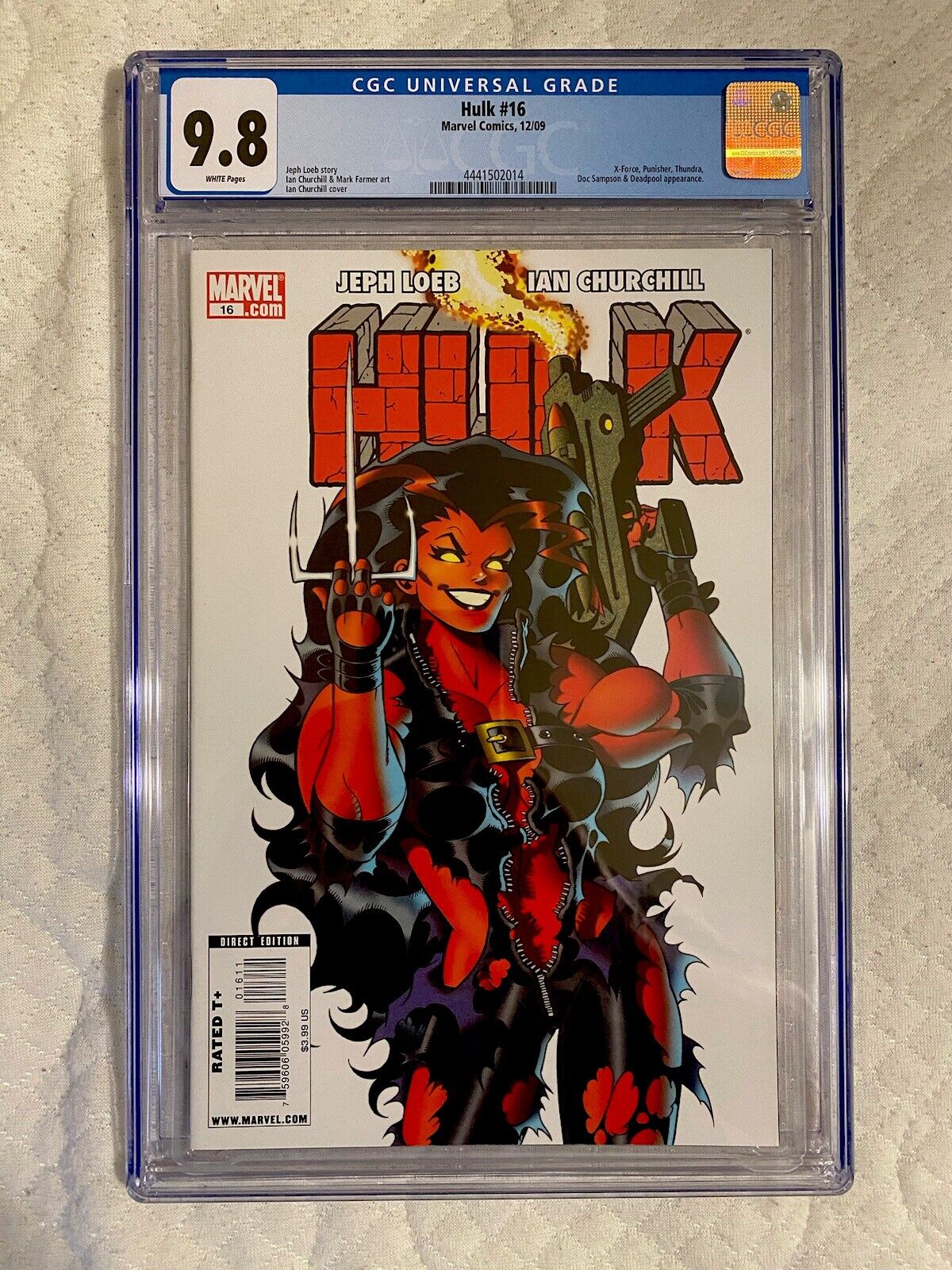 HULK #16 CGC 9.8 1ST APP RED SHE-HULK CLASSIC COVER LOWEST BUY-IT-NOW | SPIDER-M