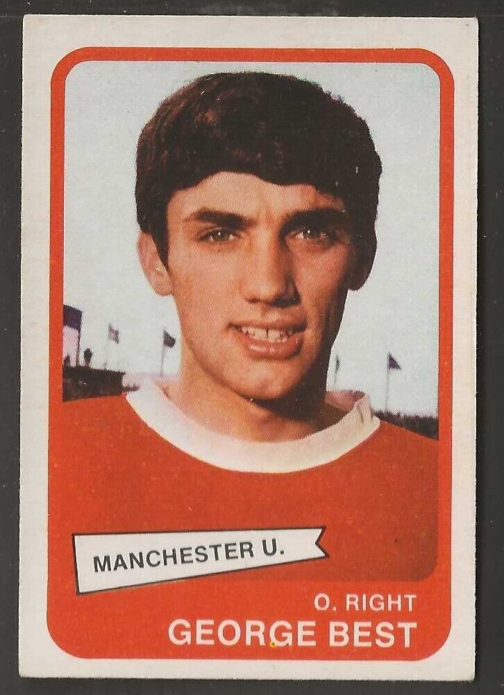 A&BC-FOOTBALL 1968 YELLOW BACK-#044- MANCHESTER UNITED - GEORGE BEST 