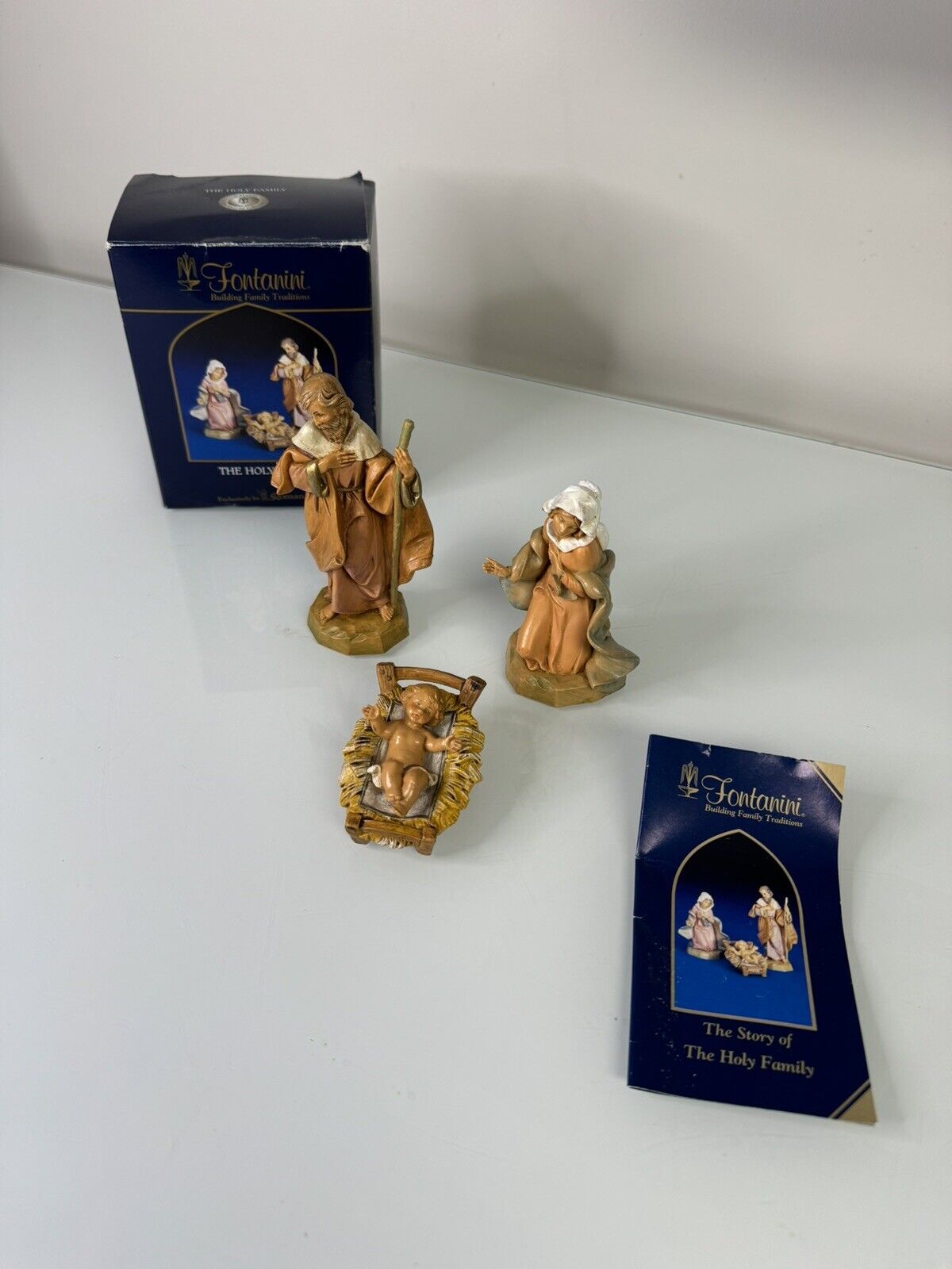 Fontanini The Holy Family Nativity Set With Box 2005 
