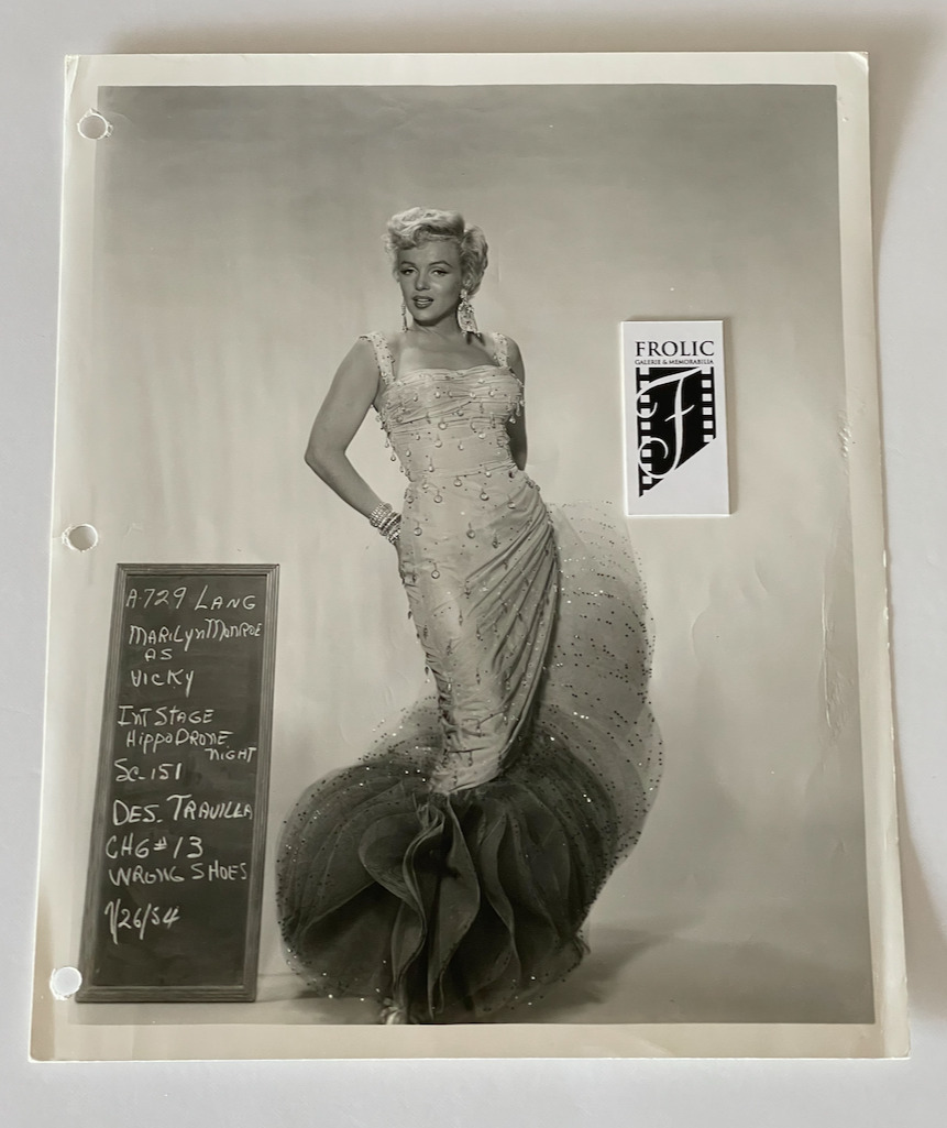 MARILYN MONROE 1954 Original Production Key Book Photo MM as Vicky *EXTRA RARE*