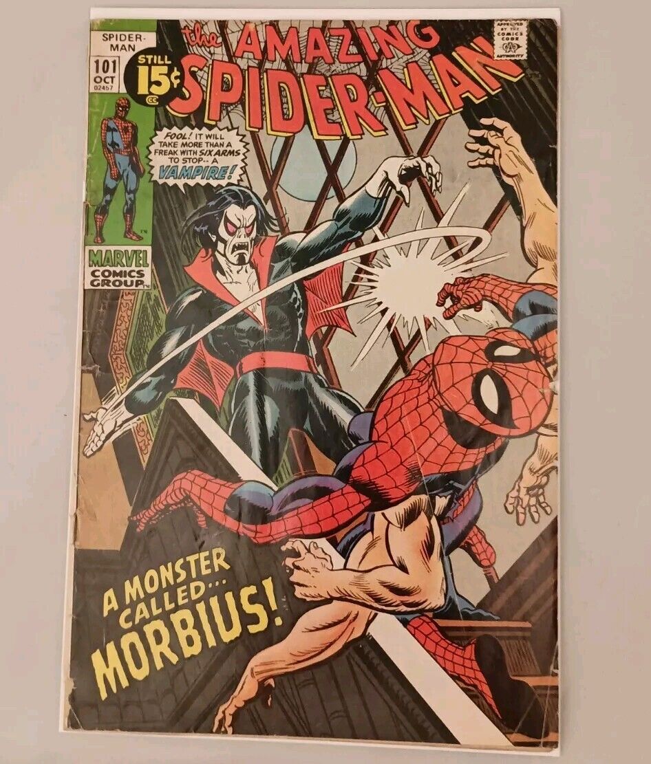 The Amazing Spider-Man #101 (Marvel Comics October 1971) 1st Morbius