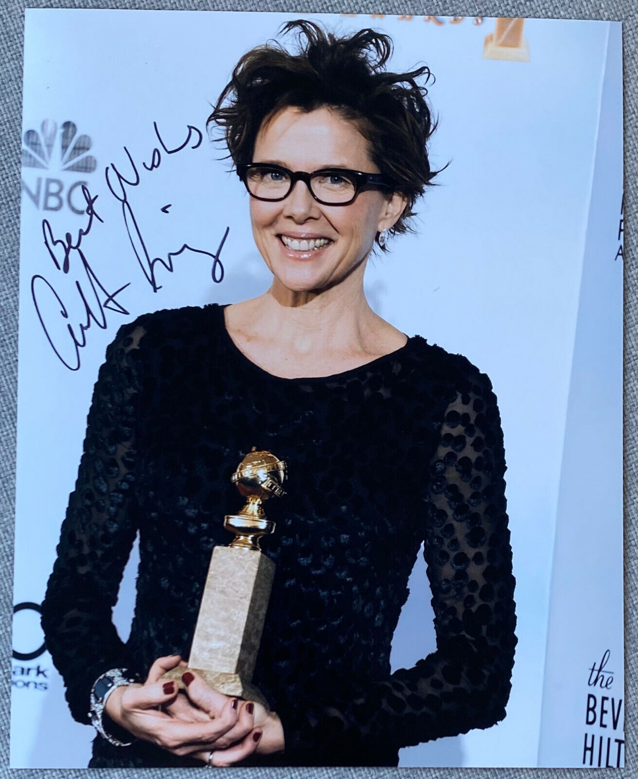 Annette Bening Signed In-Person 8x10 Color Photo - Authentic, American Beauty