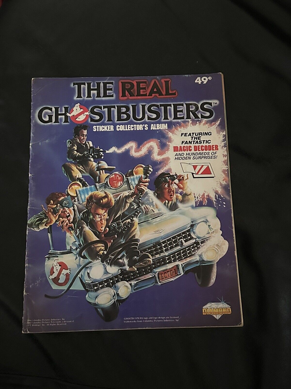 VINTAGE THE REAL GHOSTBUSTERS STICKER ALBUM 