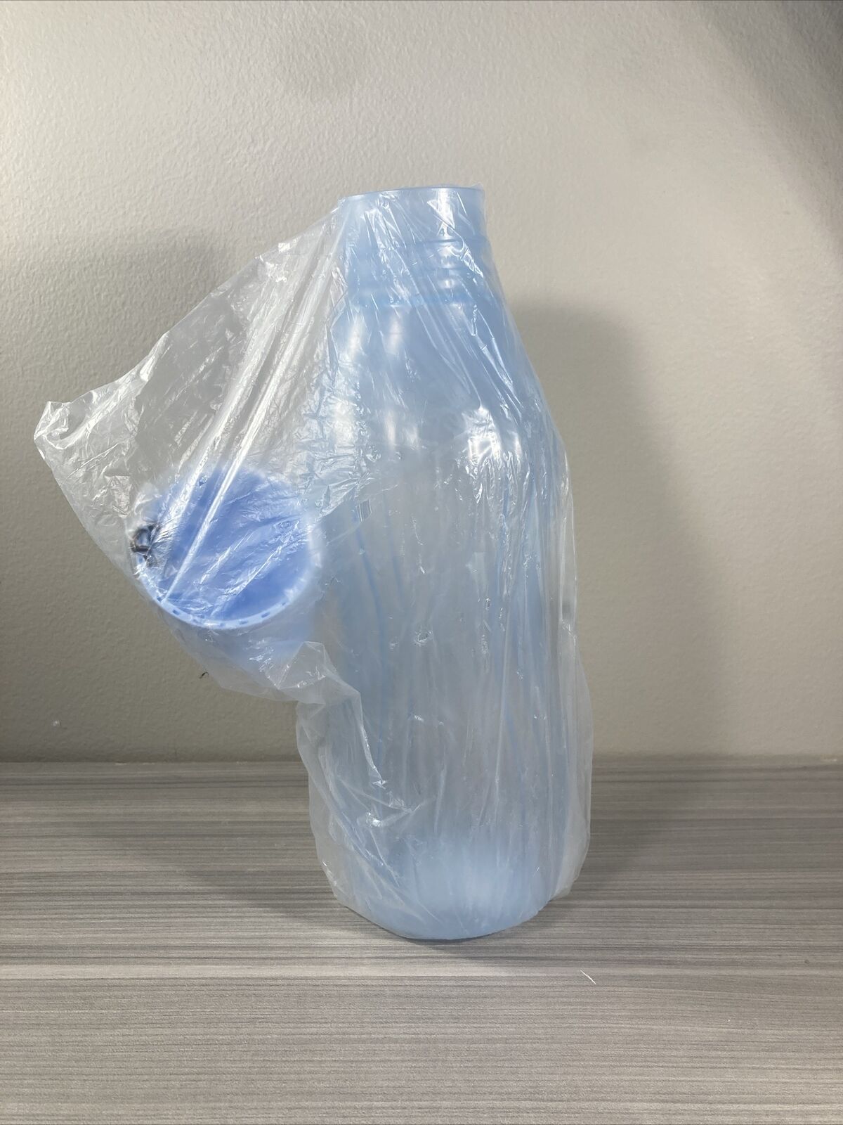 Tupperware Large Eco Water Bottle 25 oz  Blue Reusable Freezer Safe New 