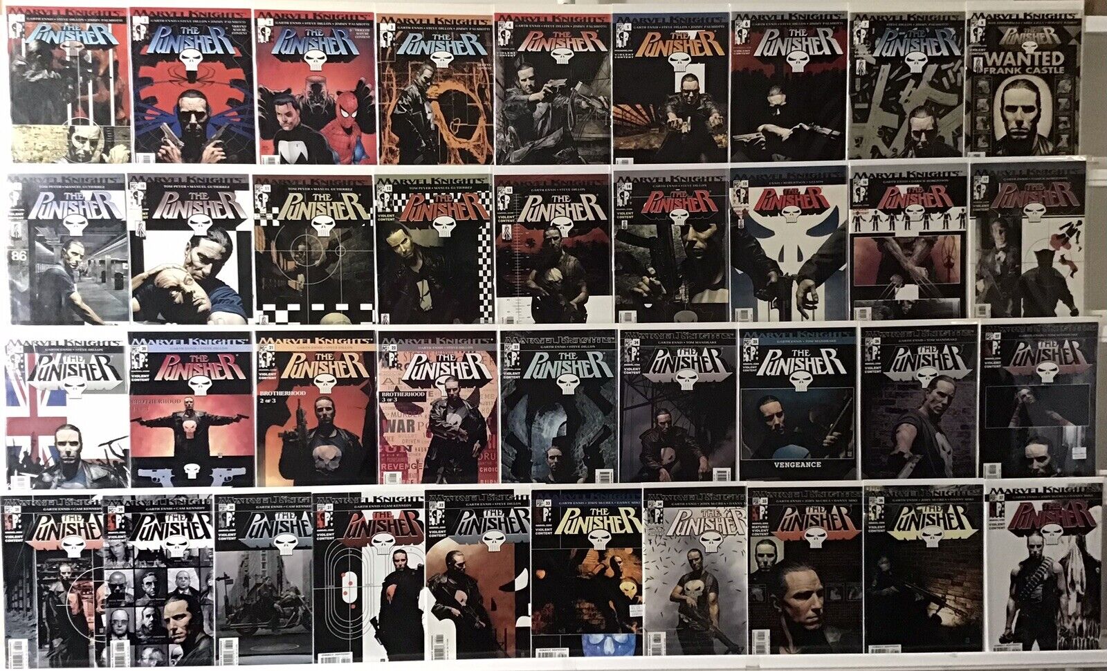 Marvel Knights - The Punisher - Comic Book Lot Of 37