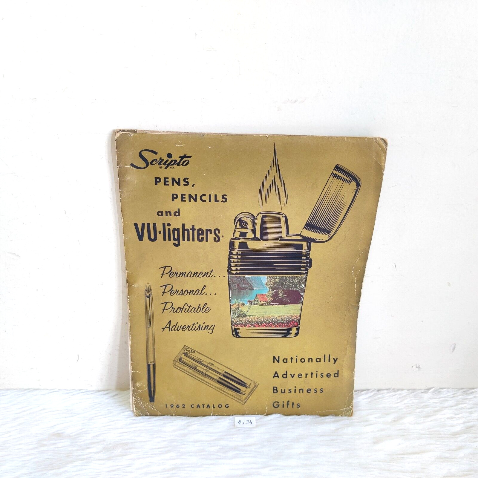 1962 Vintage Script Pens Pencils & VU-Lighters Catalogue Old Collectible B134