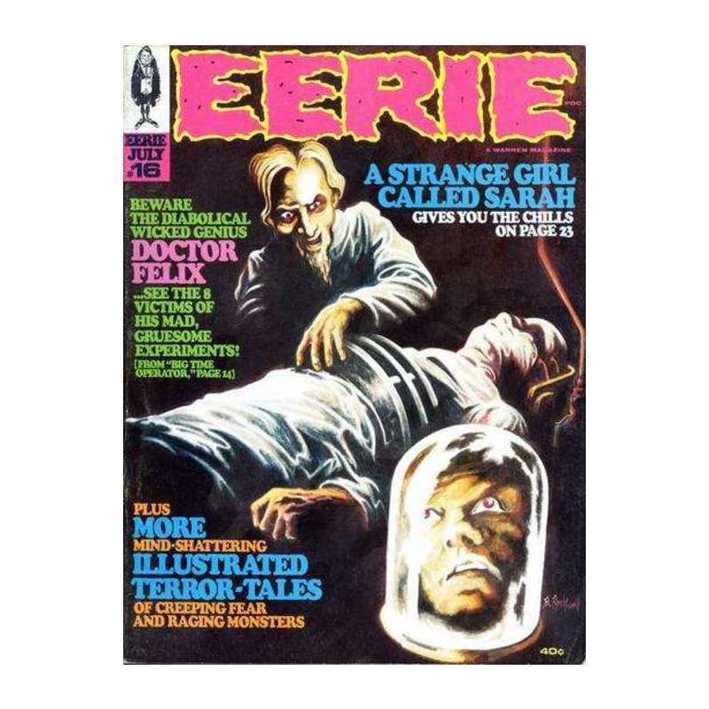 Eerie (1965 series) #16 in Fine + condition. Warren comics [b\