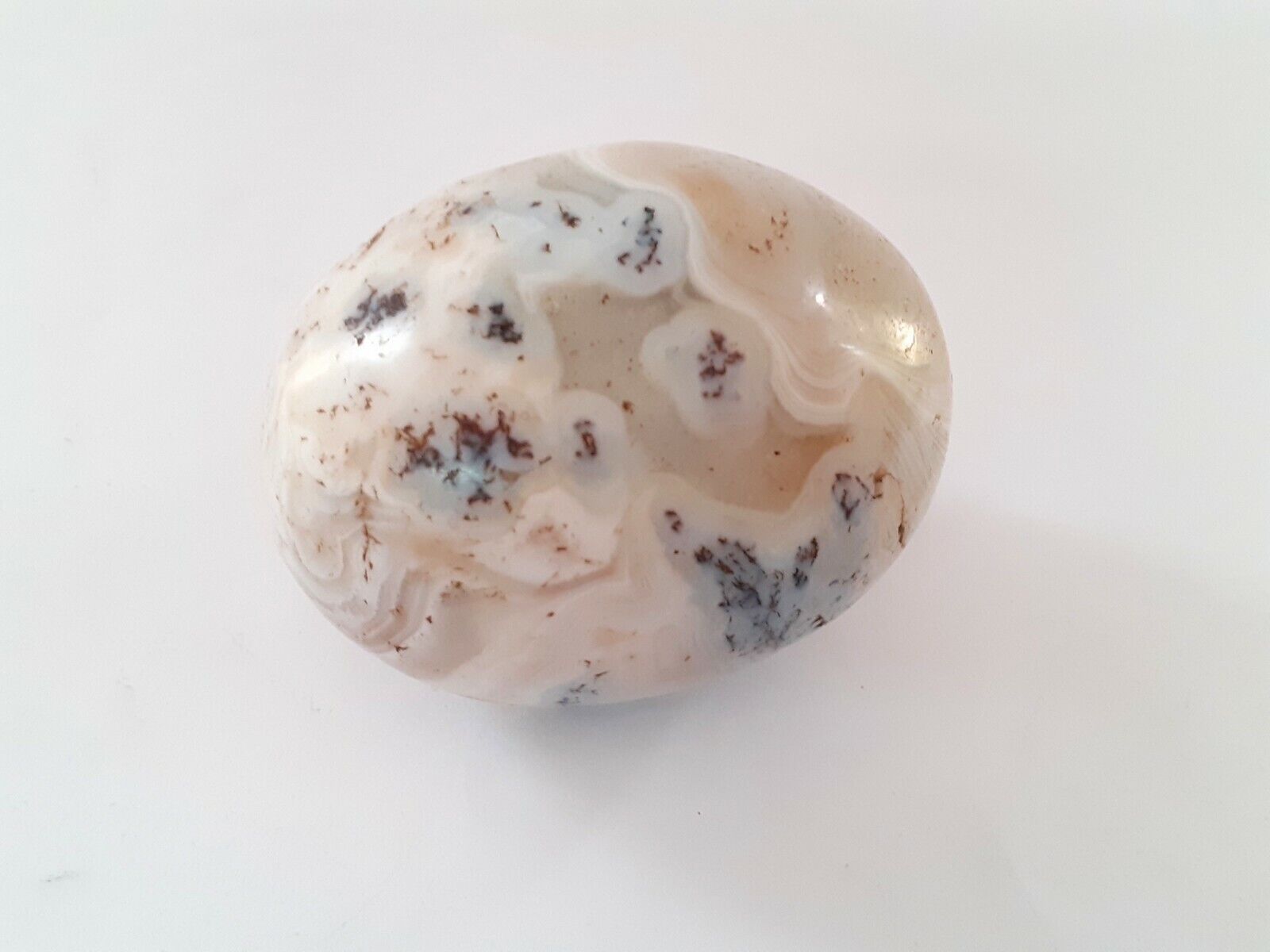 Rarest Antique Old Agate Stone Ball Egg Shape Unique Décor Collectible.G38-29 