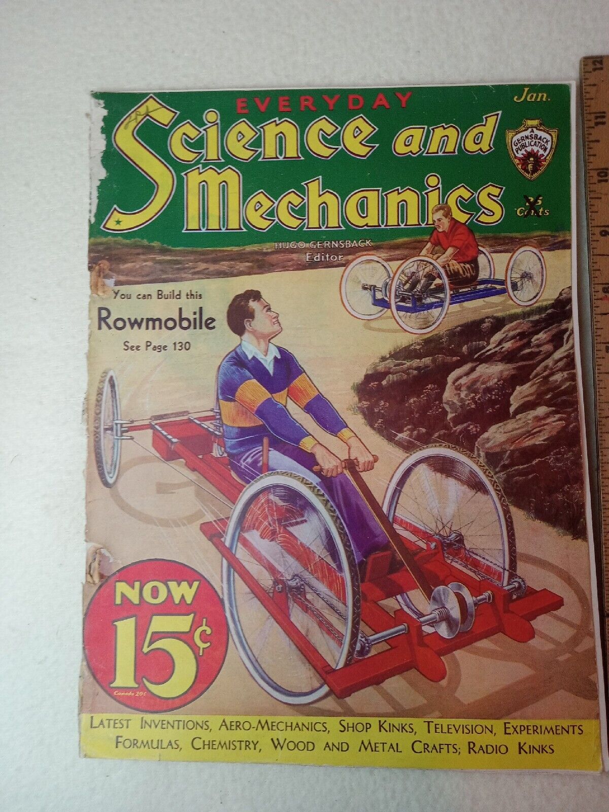 Everyday Science and Mechanics Magazine Jan 1933 Vol. 4 #2 VG