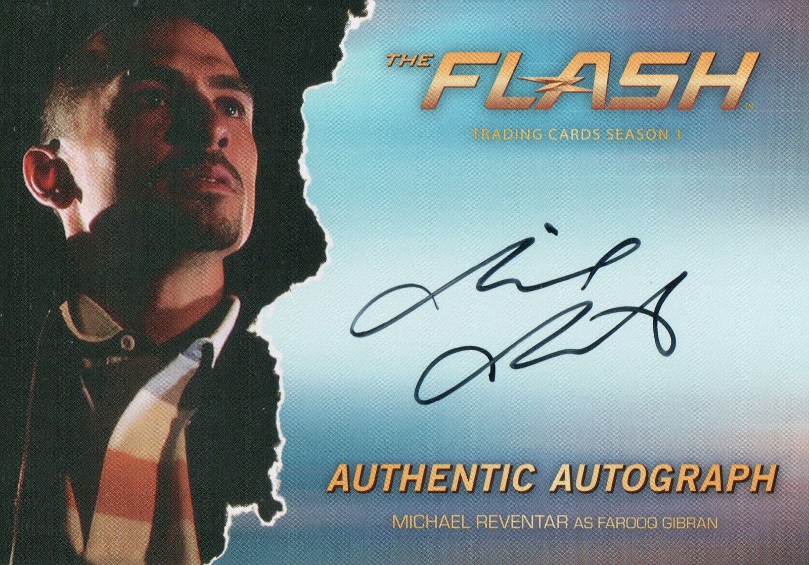 The Flash Season 1, Michael Reventar ‘Farooq Gibran’ Autograph Card 
