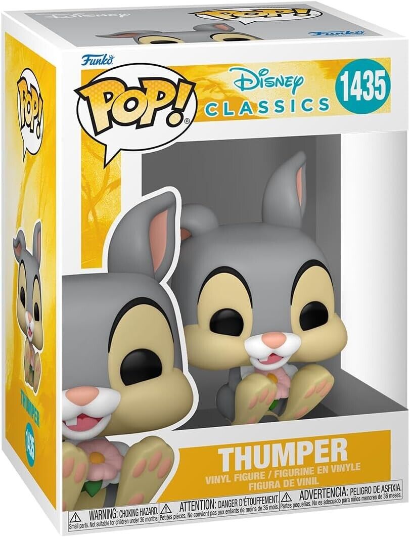 Funko Pop Vinyl: Disney - Thumper #1435 WITH COVER PROTECTOR