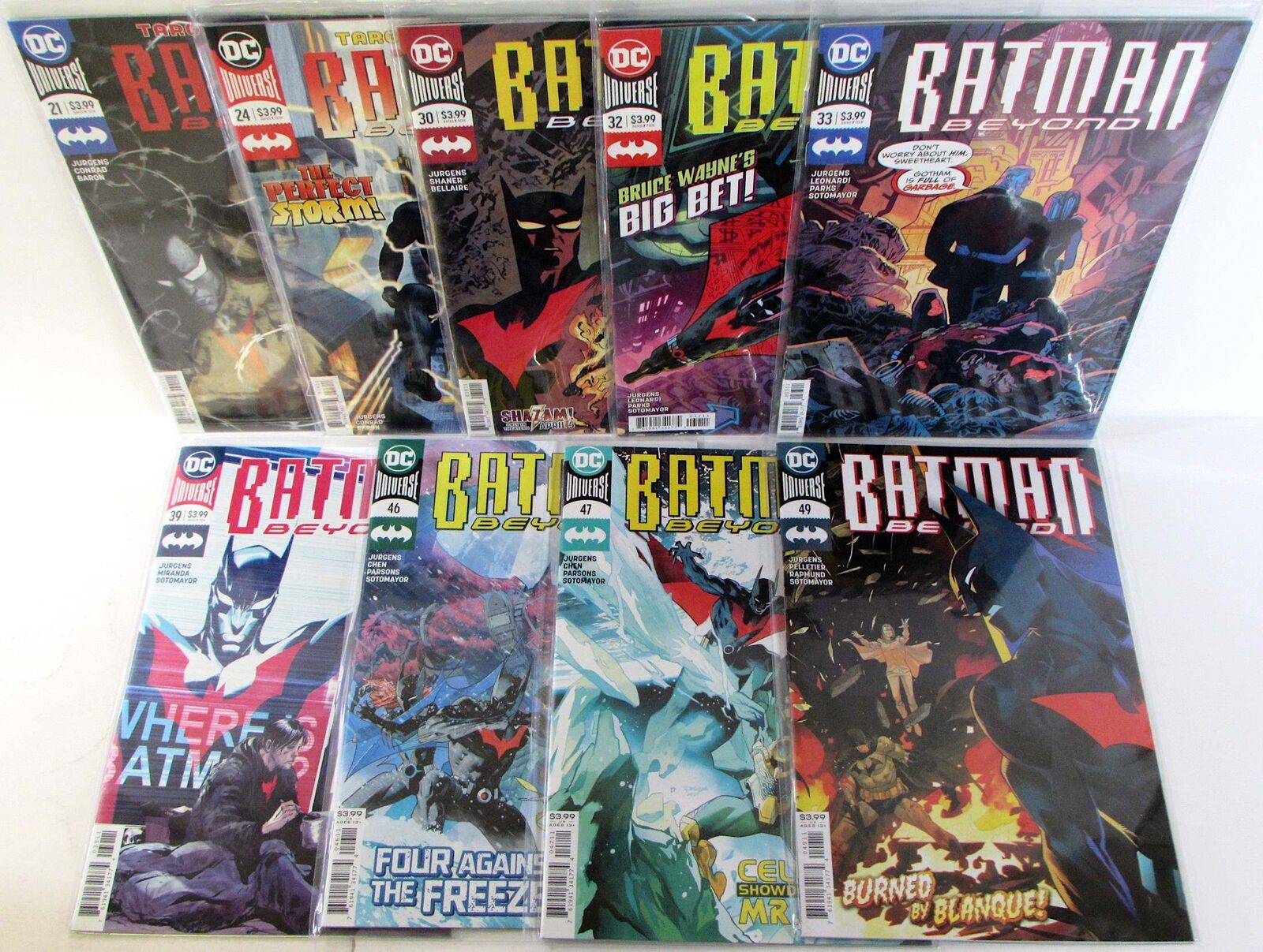 Batman Beyond Lot of 9 #21,24,30,32,33,29,46,47,49 DC (2019) Comic Books