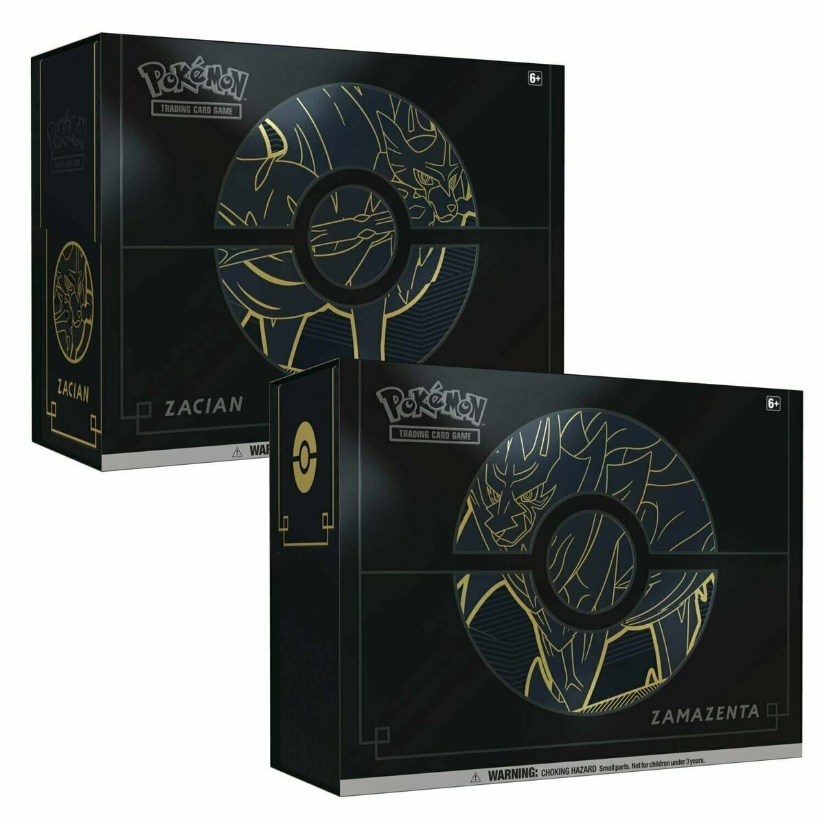 Pokemon Sword & Shield Zacian & Zamazenta Elite Trainer Plus Box 1 Of Each