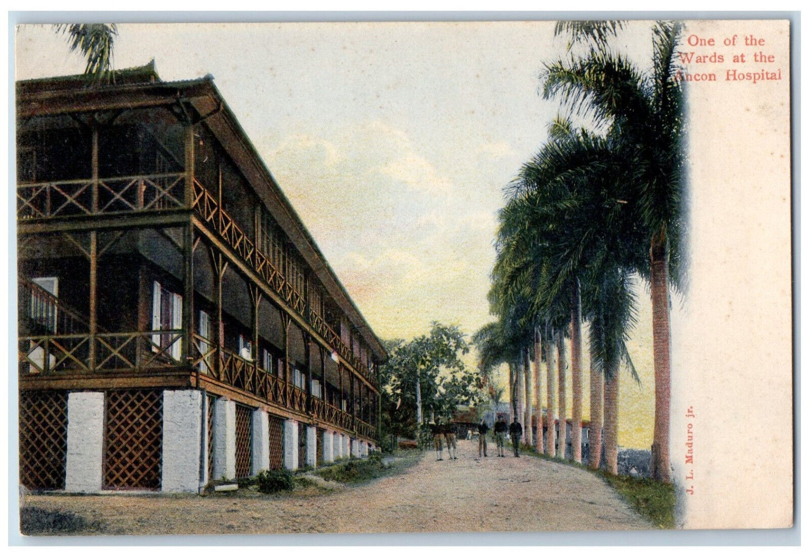 Panama Postcard One of the Wards at the Ancon Hospital c1905 Unposted