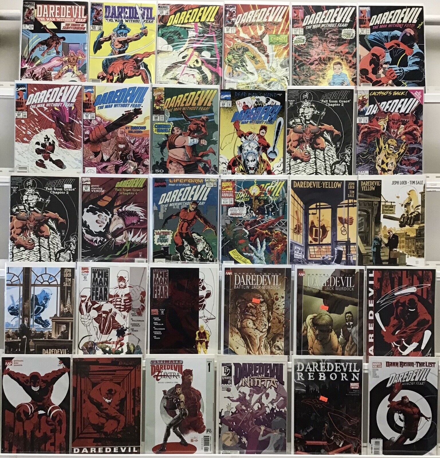 Marvel Comics Daredevil Lot Of 30 Comics