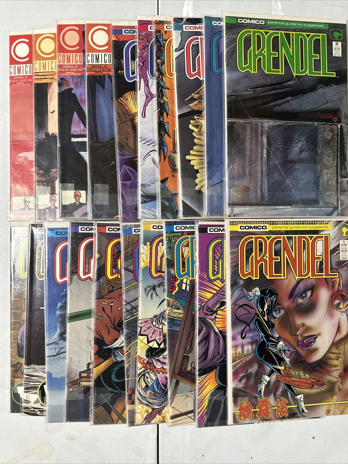 Grendel  #1-40 Complete Lot Run Vol 2 Matt Wagner Comico Comics 1986 VF/NM