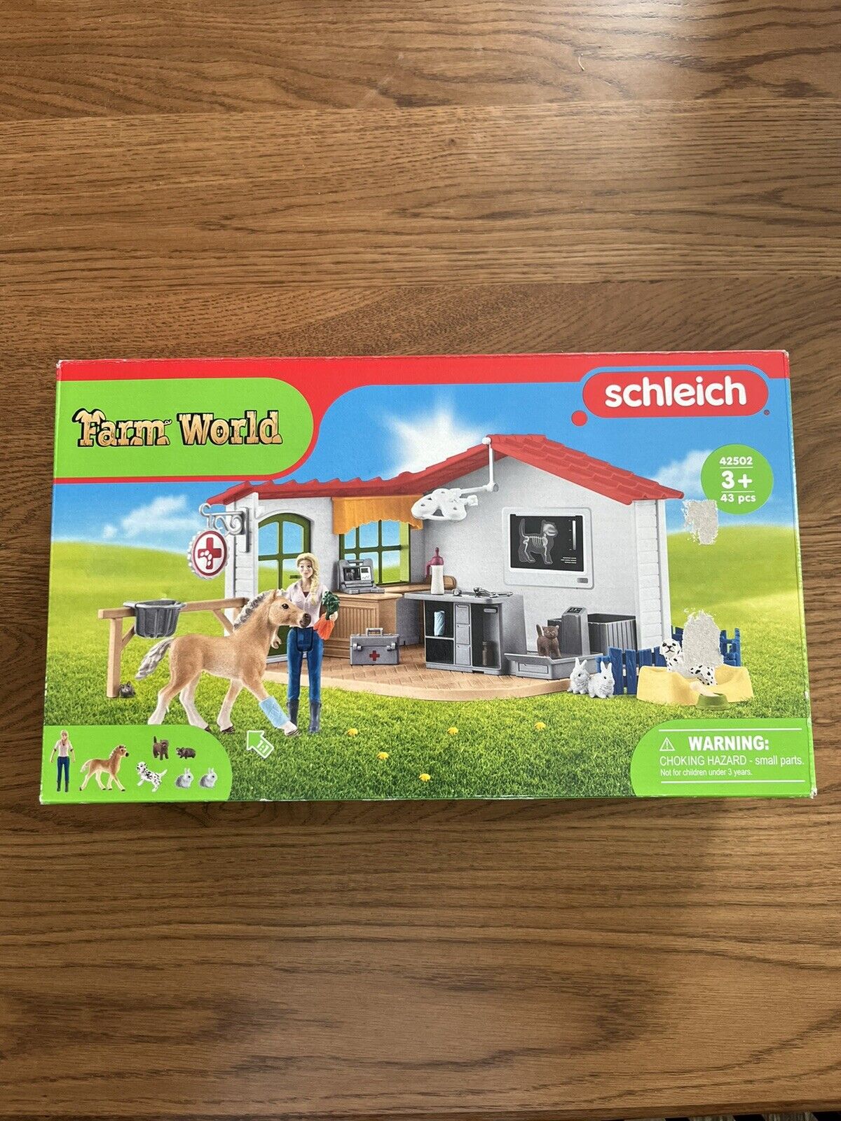 Schleich Farm World — 43-Piece Veterinarian Kit for Kids, Vet Playset with